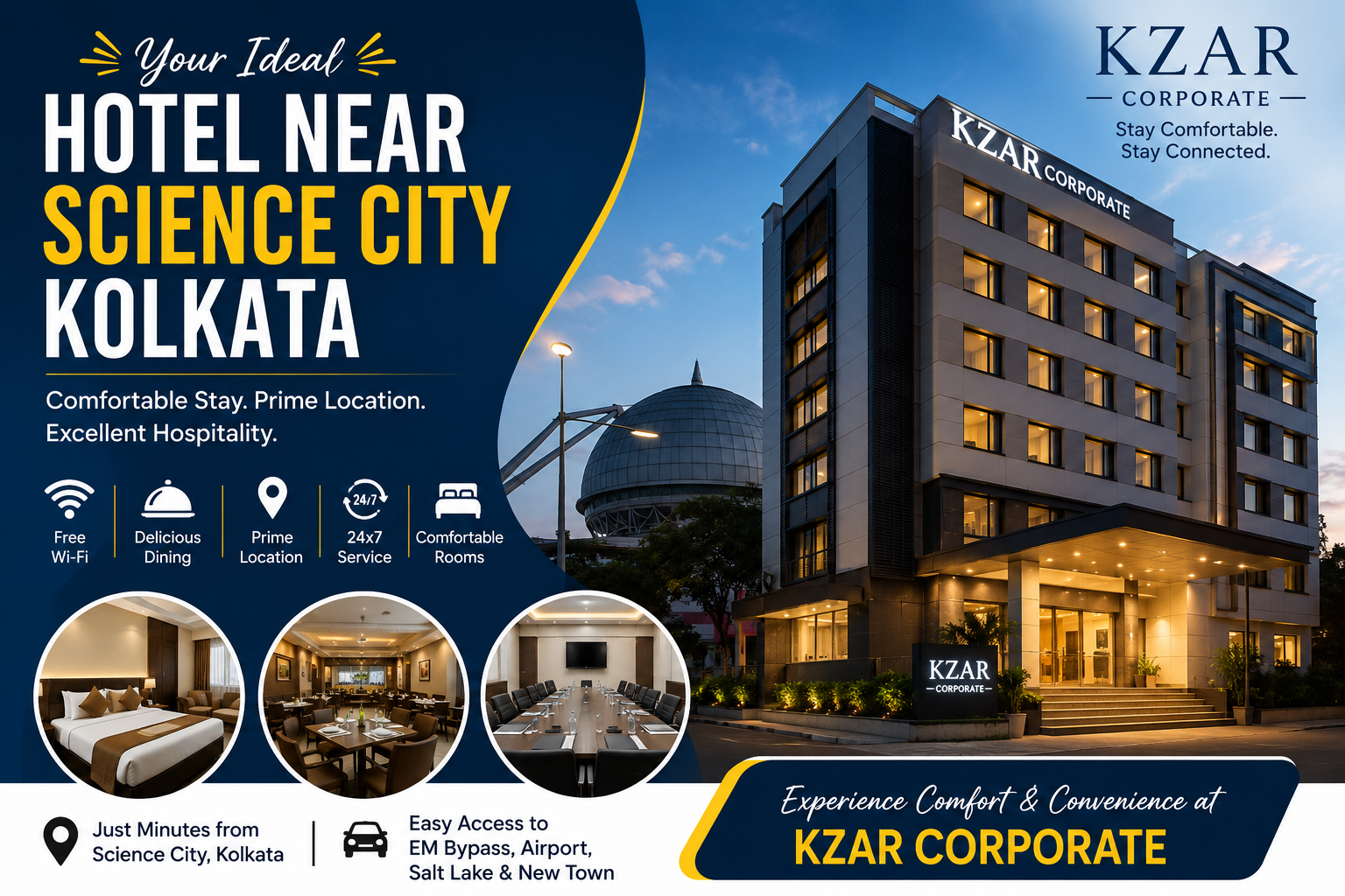 hotel near Science City Kolkata