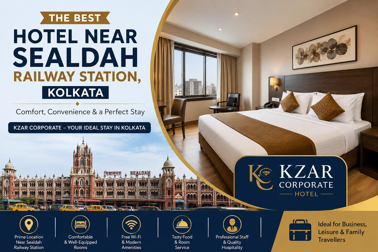 comfortable hotel near Sealdah Station