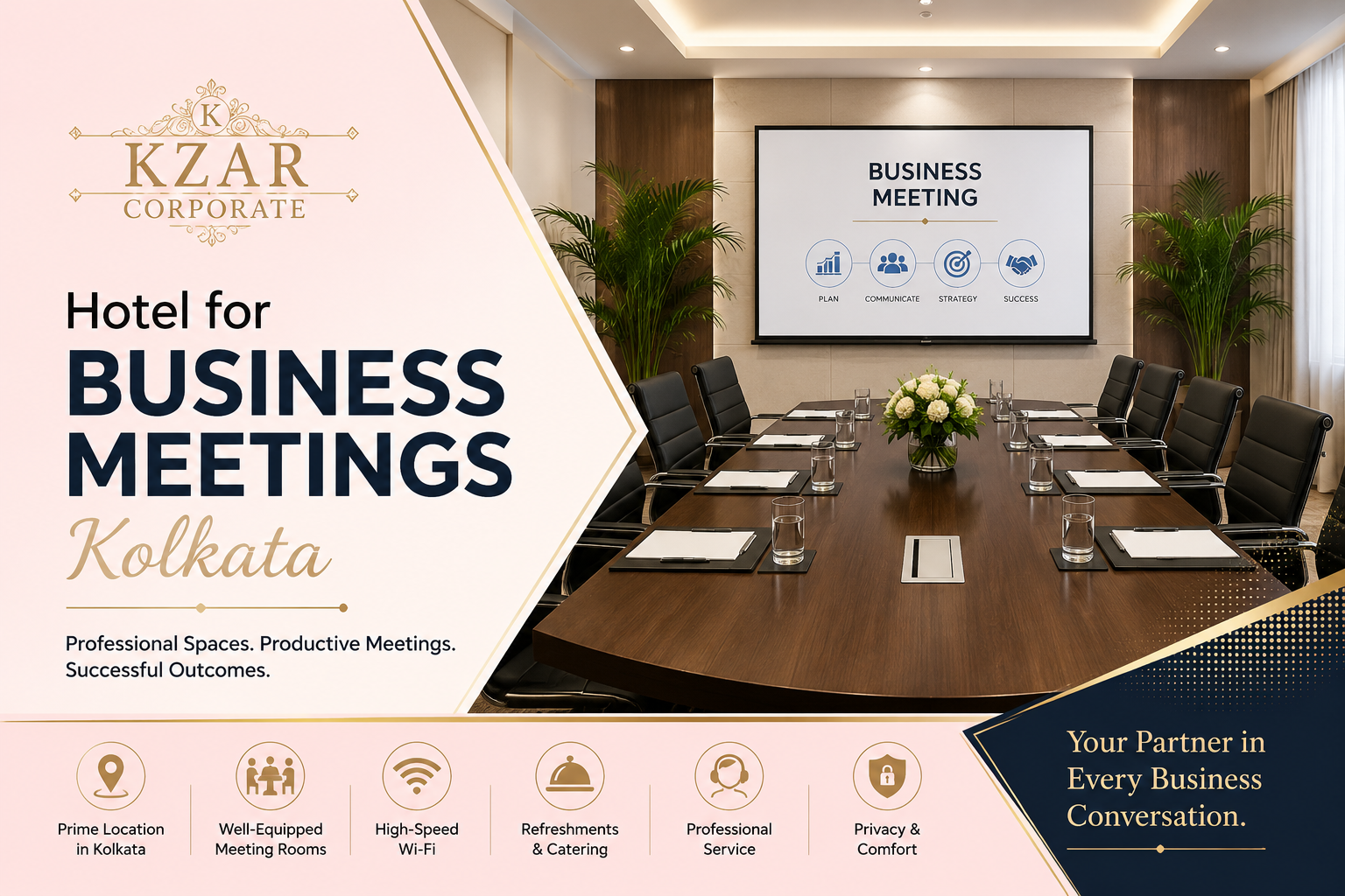 hotel for business meetings Kolkata