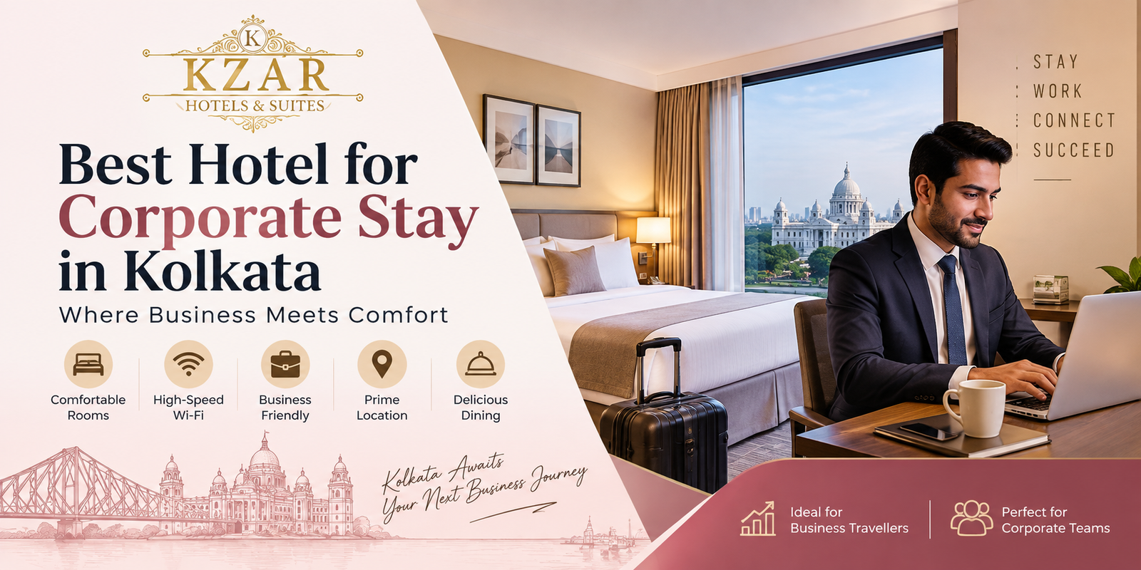 best hotel for corporate stay in Kolkata